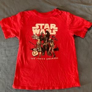 star wars t shirt red